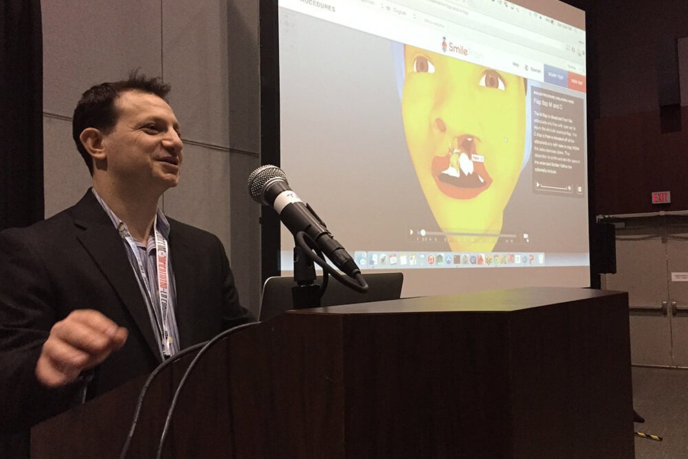 le premier outil d'enseignement chirurgical interactif, gratuit, en 3D et en libre accès sur le Web pour le traitement des fentes