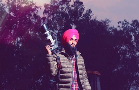 Harkirat avec caméra