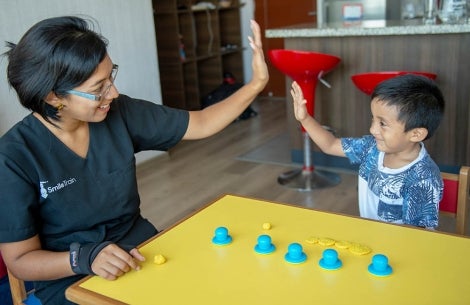 Patient de Smile Train en orthophonie
